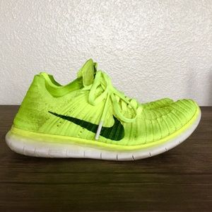 Nike Free Run Flyknit NEON YELLOW